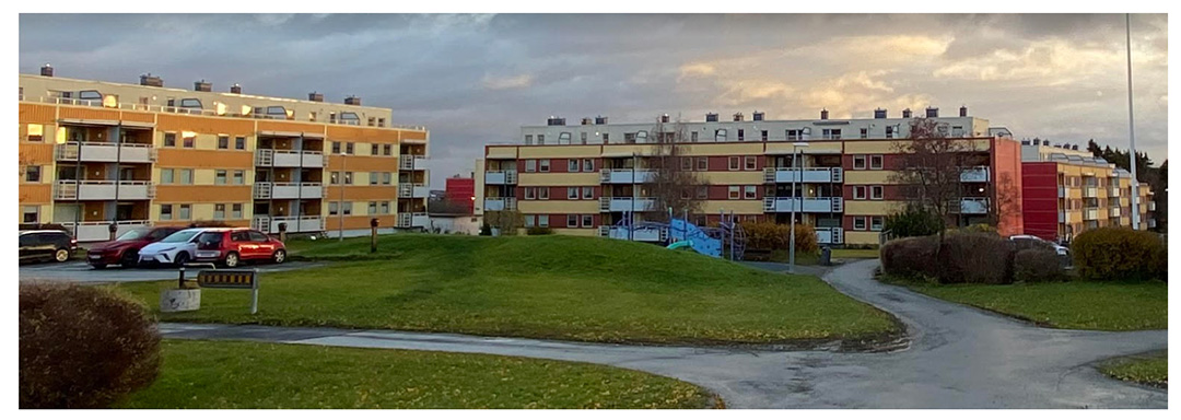 Lavblokker p&aring; Nordre Hallset