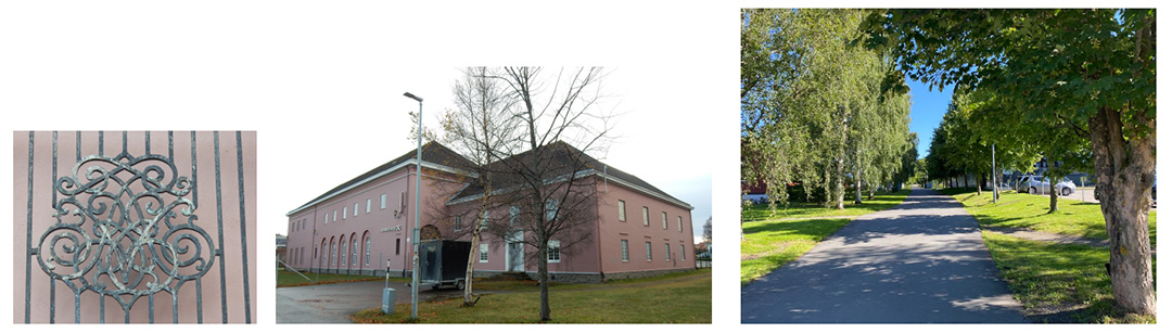 alle og trafobygning i mur