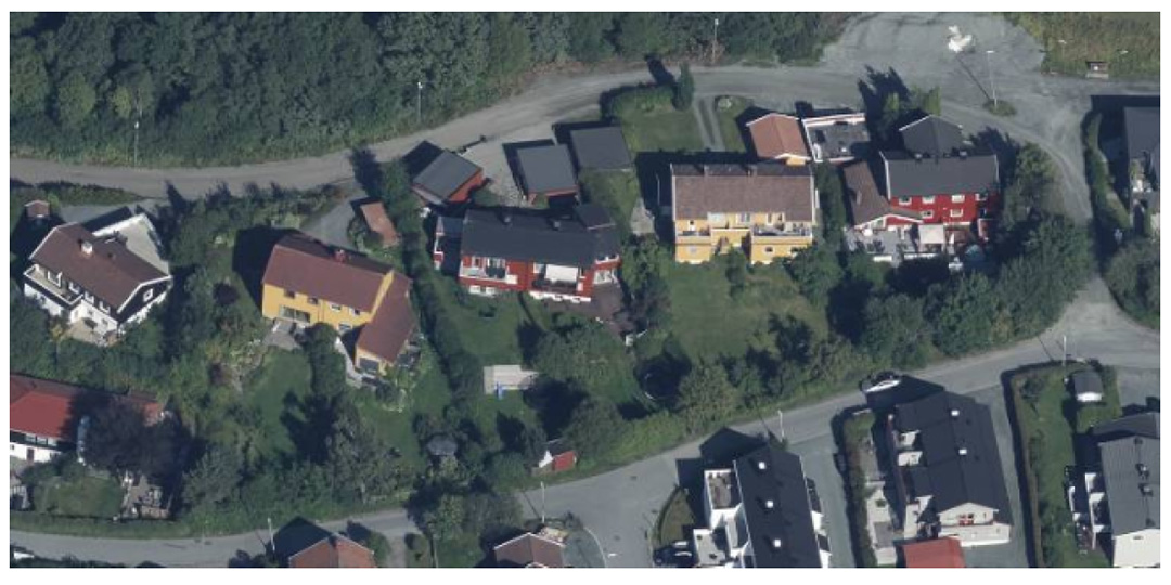 flyfoto av gr&oslash;nne kvaliteter