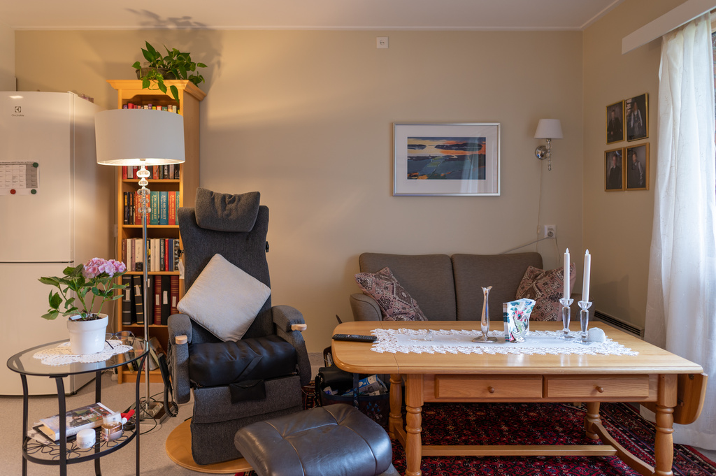 Stue i omsorgsboligene