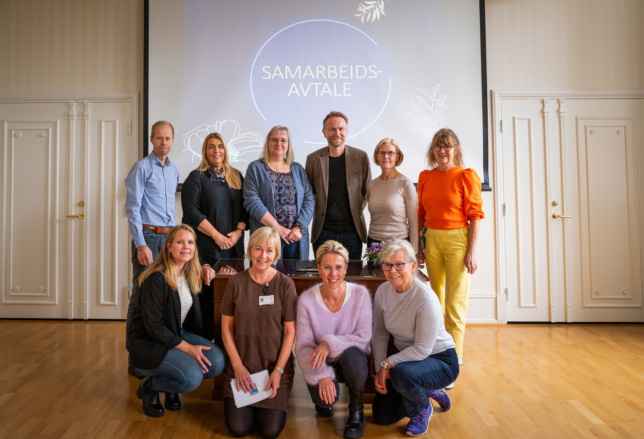 Representanter fra Trondheim kommune og de videregående skolene i Trondheim med helse- og oppvekstfag.