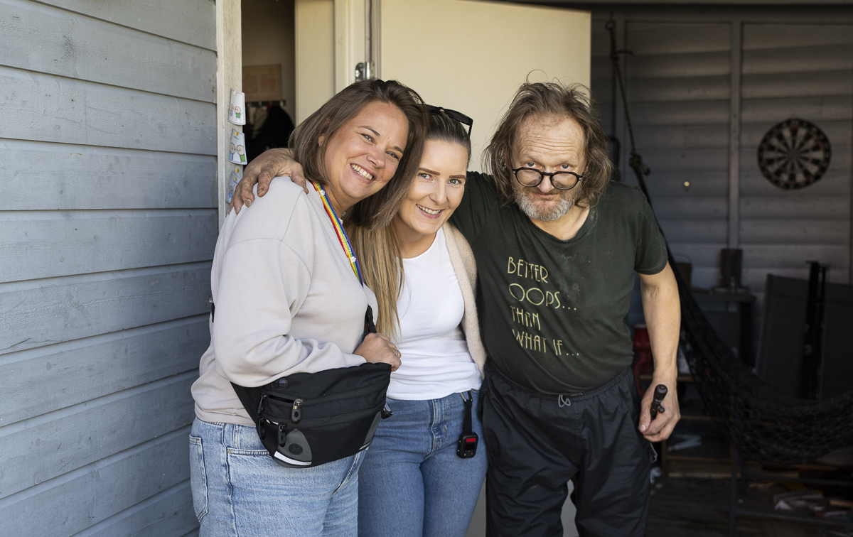 Hege, Maren og Tor Arne