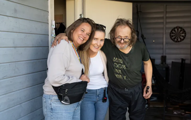 Hege, Maren og Tor Arne