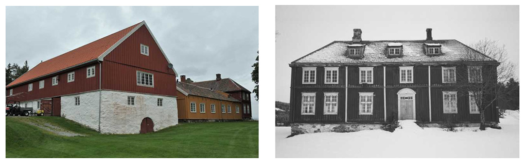 L&aring;ve og hovedhus p&aring; sommersetra