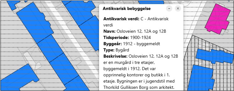 popup med info i kart