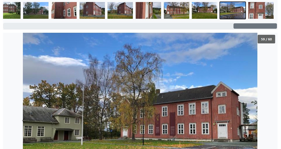 R&oslash;d stor trebygning