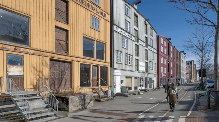 Bilde av bryggene i Fjordgata