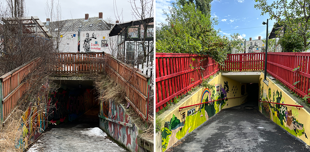 Undergang f&oslash;r og etter oppussing