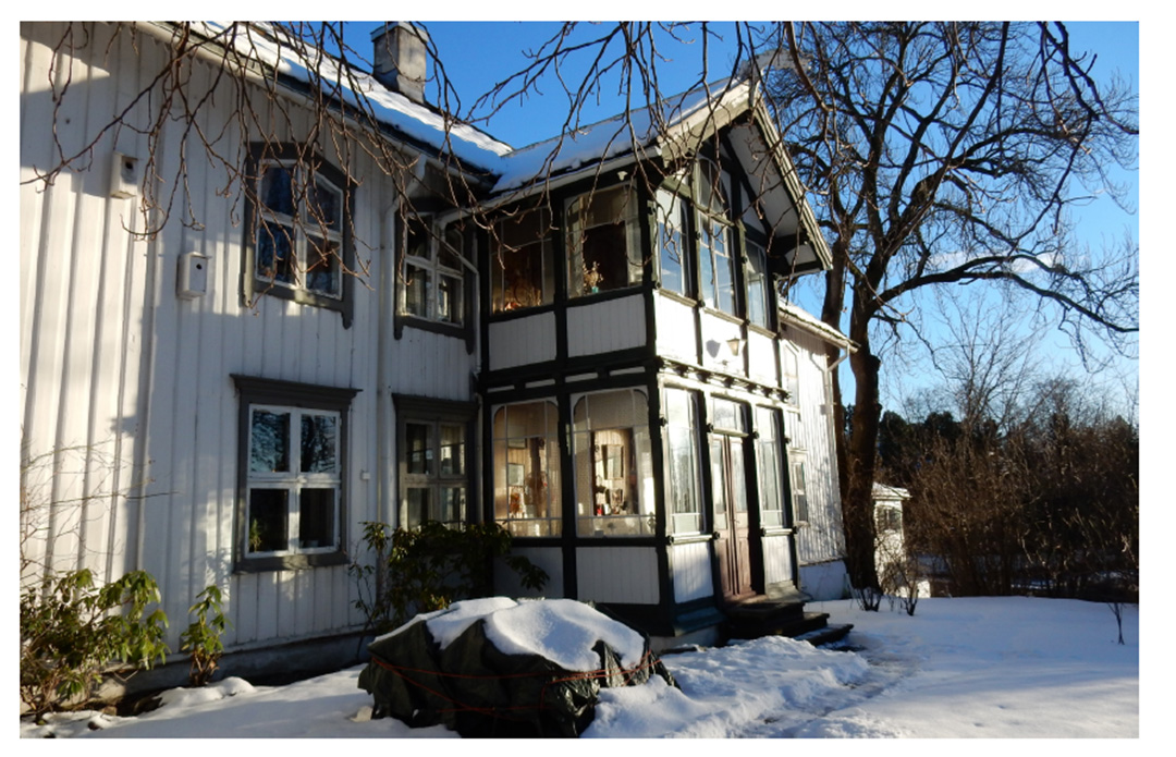 Hovedhuset p&aring; Lilleg&aring;rden