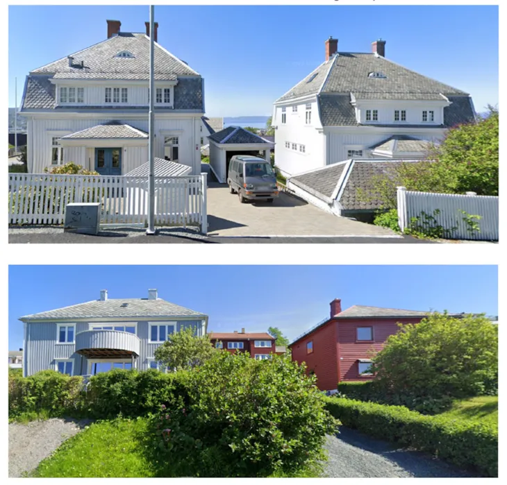 4 ulike villaer i området