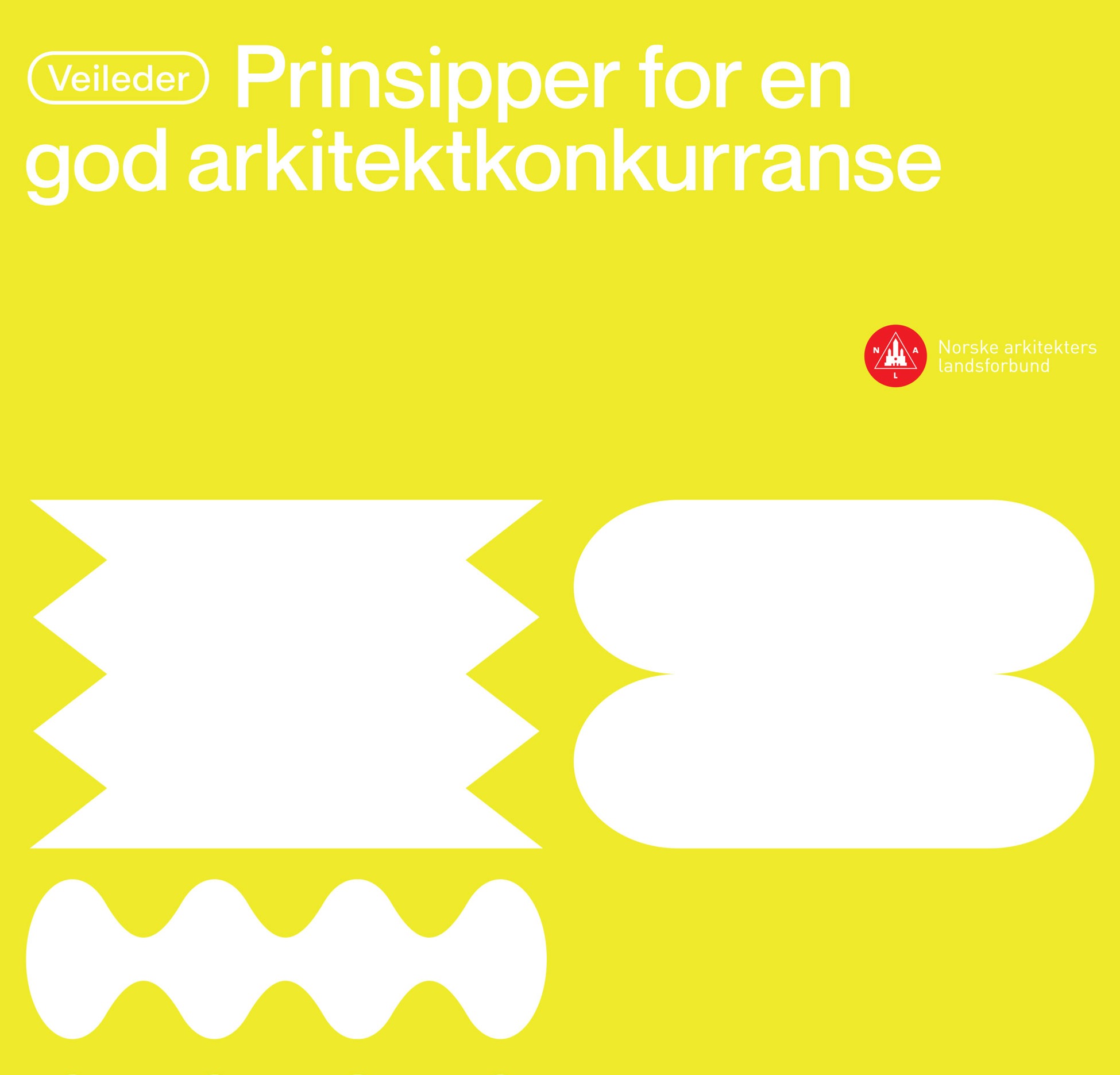 Forside for veilederen for Arkitektkonkurranser