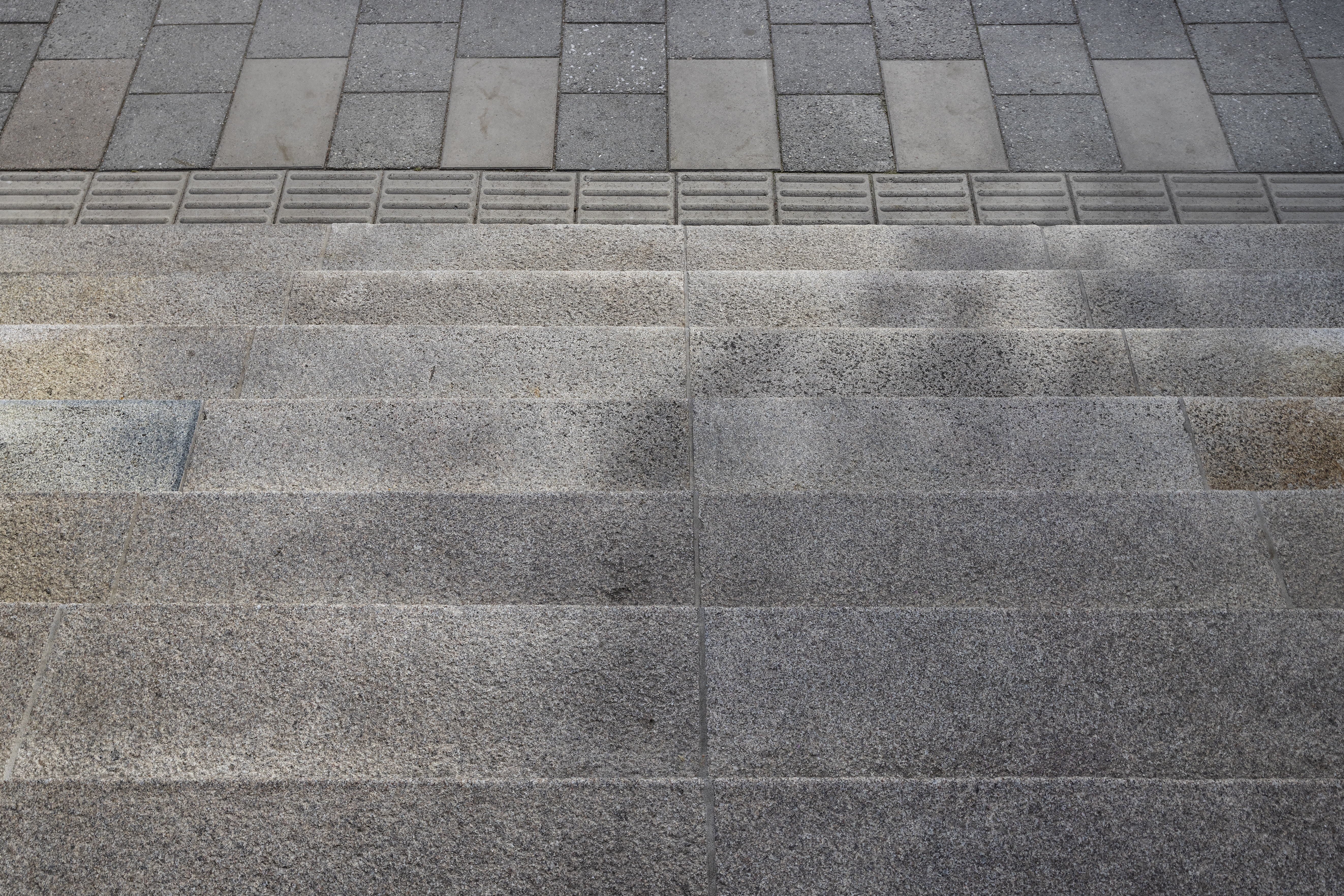 den opprinelige trappen sett ovenfra