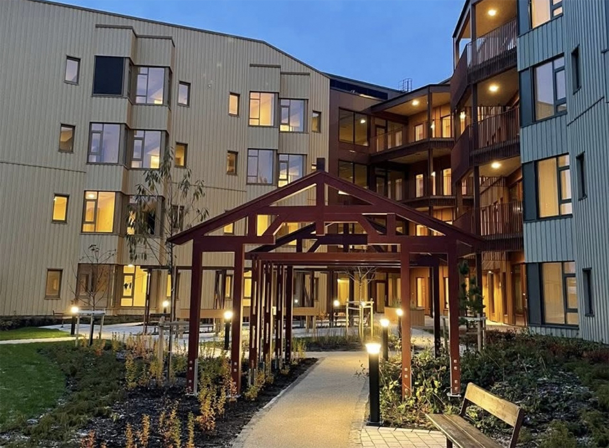 Bakhagen til nye Høyset helse- og velferdssenter