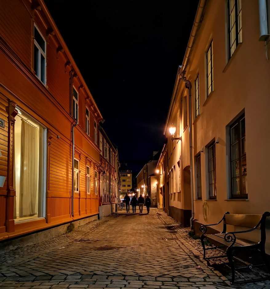 En veit som er opplyst