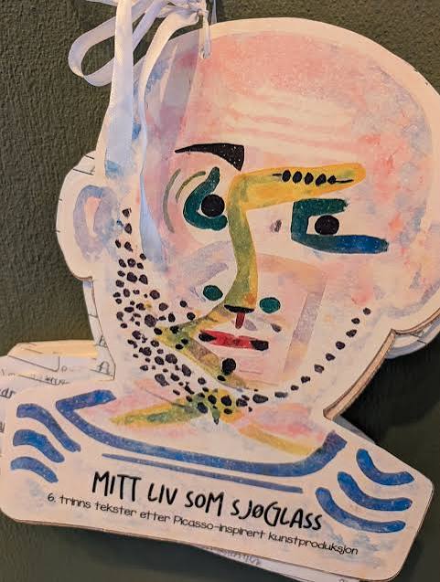 Mitt liv som sj&oslash;glass- 6.trinns tekster Picasso inspirert kunstproduksjon