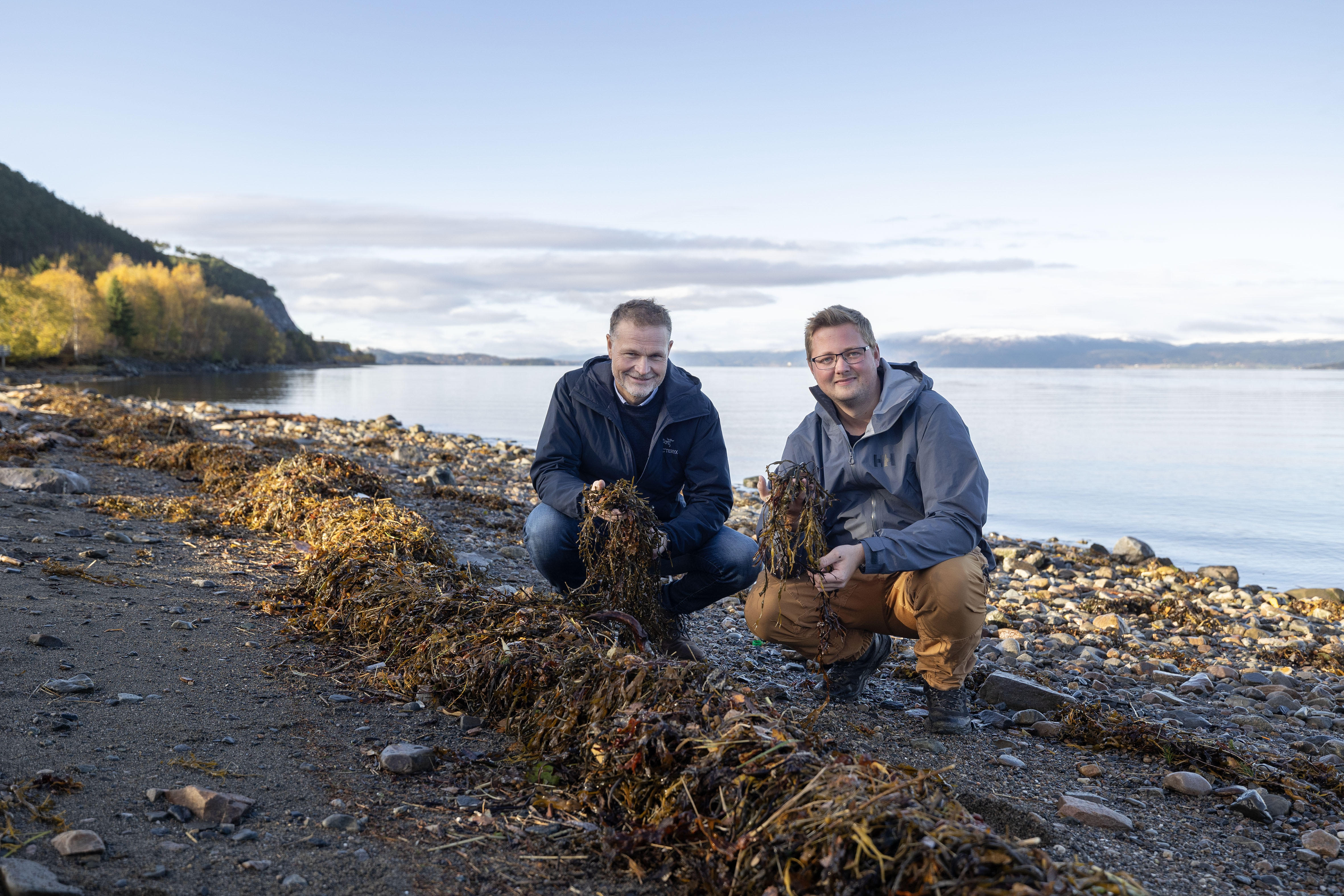 Direktør for regional utvikling Even Ystgård og rådgiver Åge Flakk i Trøndelag fylkeskommune