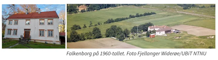 hovedhuset på Falkenborg i to etasjer