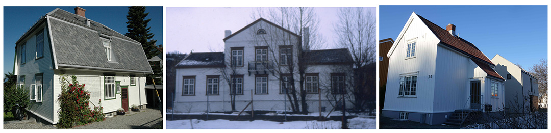 ulike bygninger i omr&aring;det