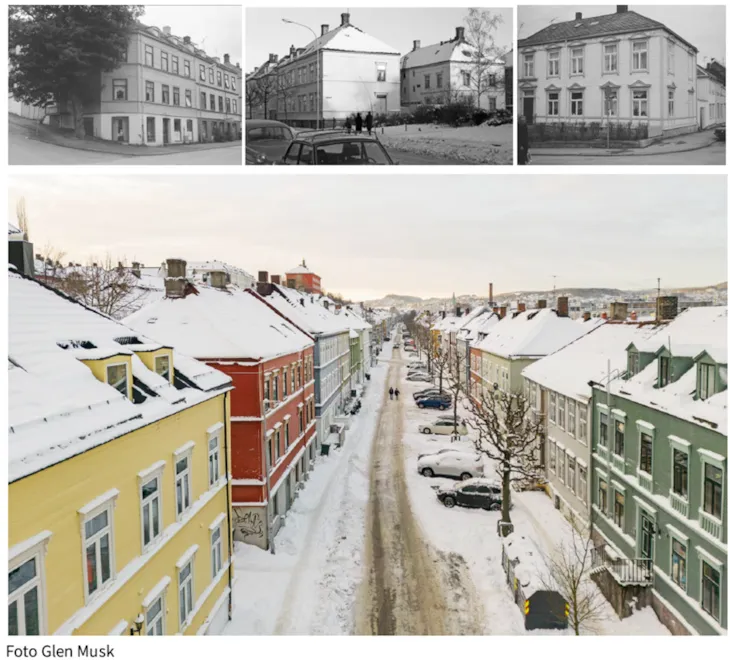 oversikts over møllenberg fra oven