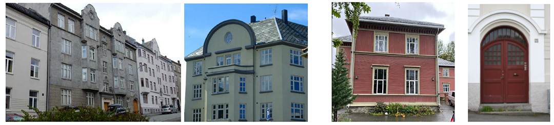 Byg&aring;rder av mur, i Trondheim