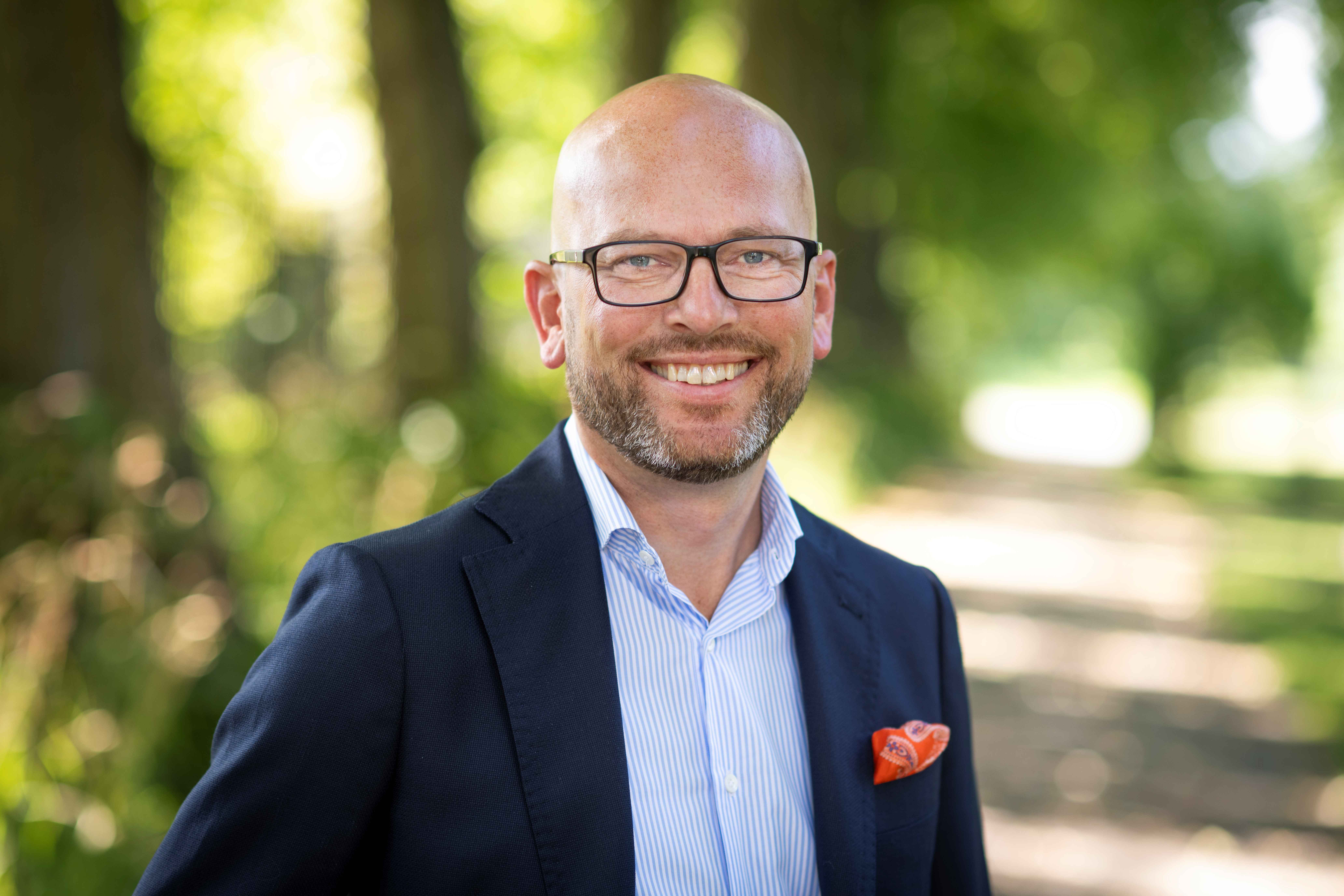 Portrett av byr&aring;dsleder Kristian Dahlberg Hauge