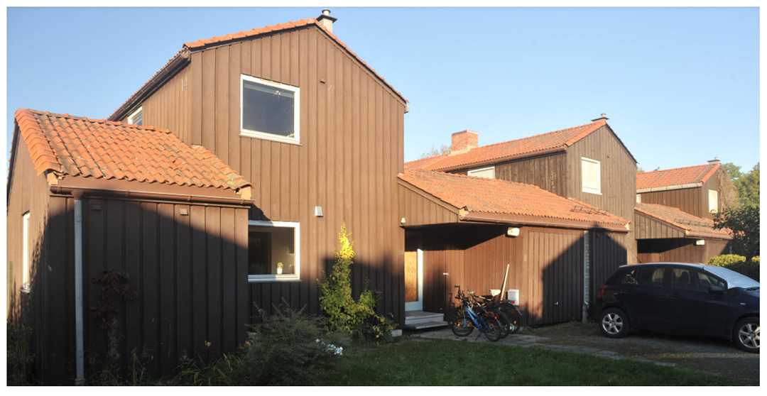 rekkehus i to etasjer