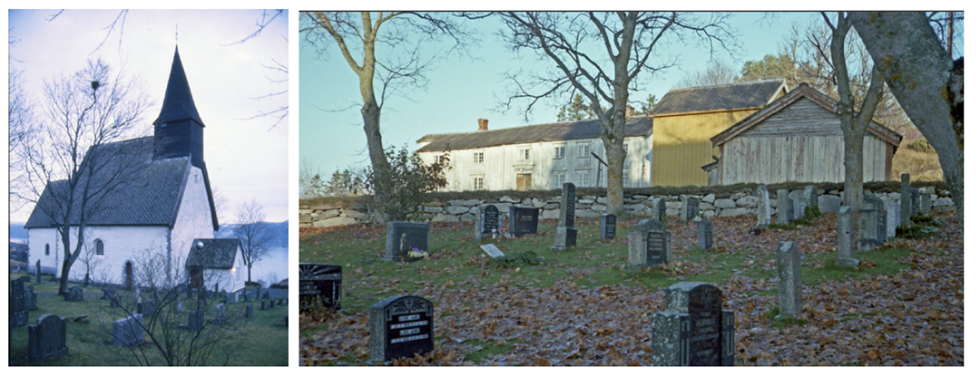 Byneset kirke og tilst&oslash;tende g&aring;rdsanleg