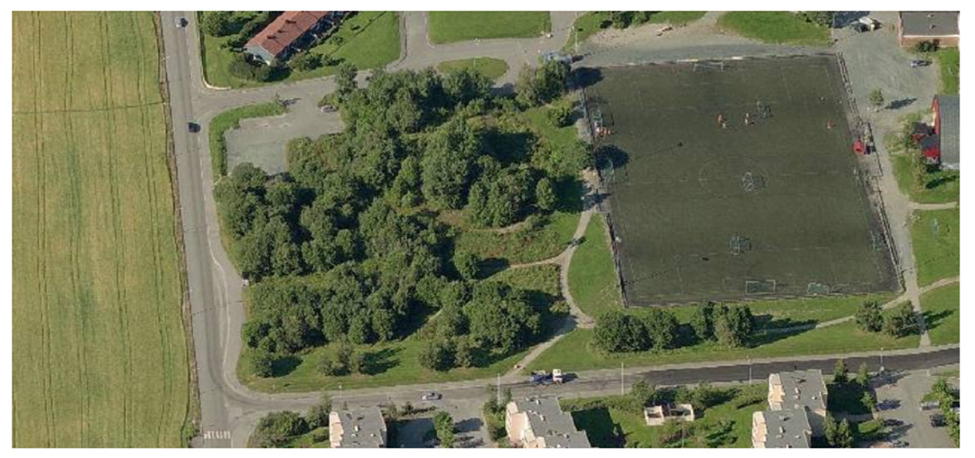 Flyfoto over bunkeren