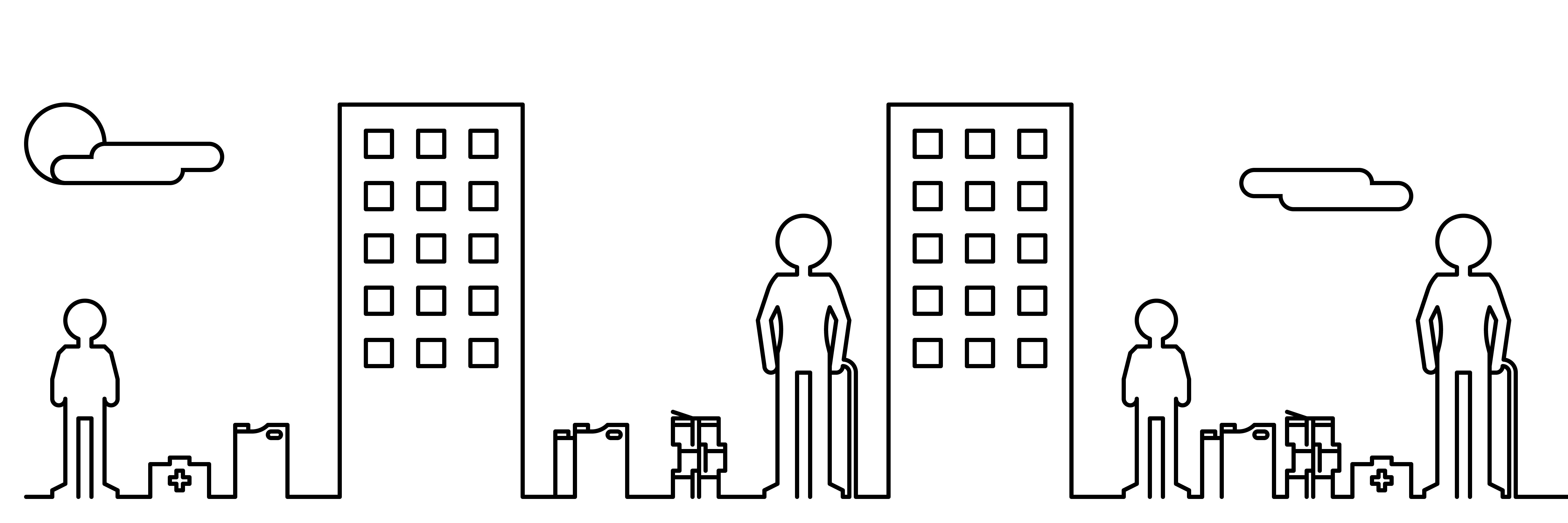 Illustrasjon av beredskapsvenner som samarbeider i krise