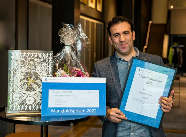 Kerim Kara, festivalsjef og leder for Språk og kulturforeningen.