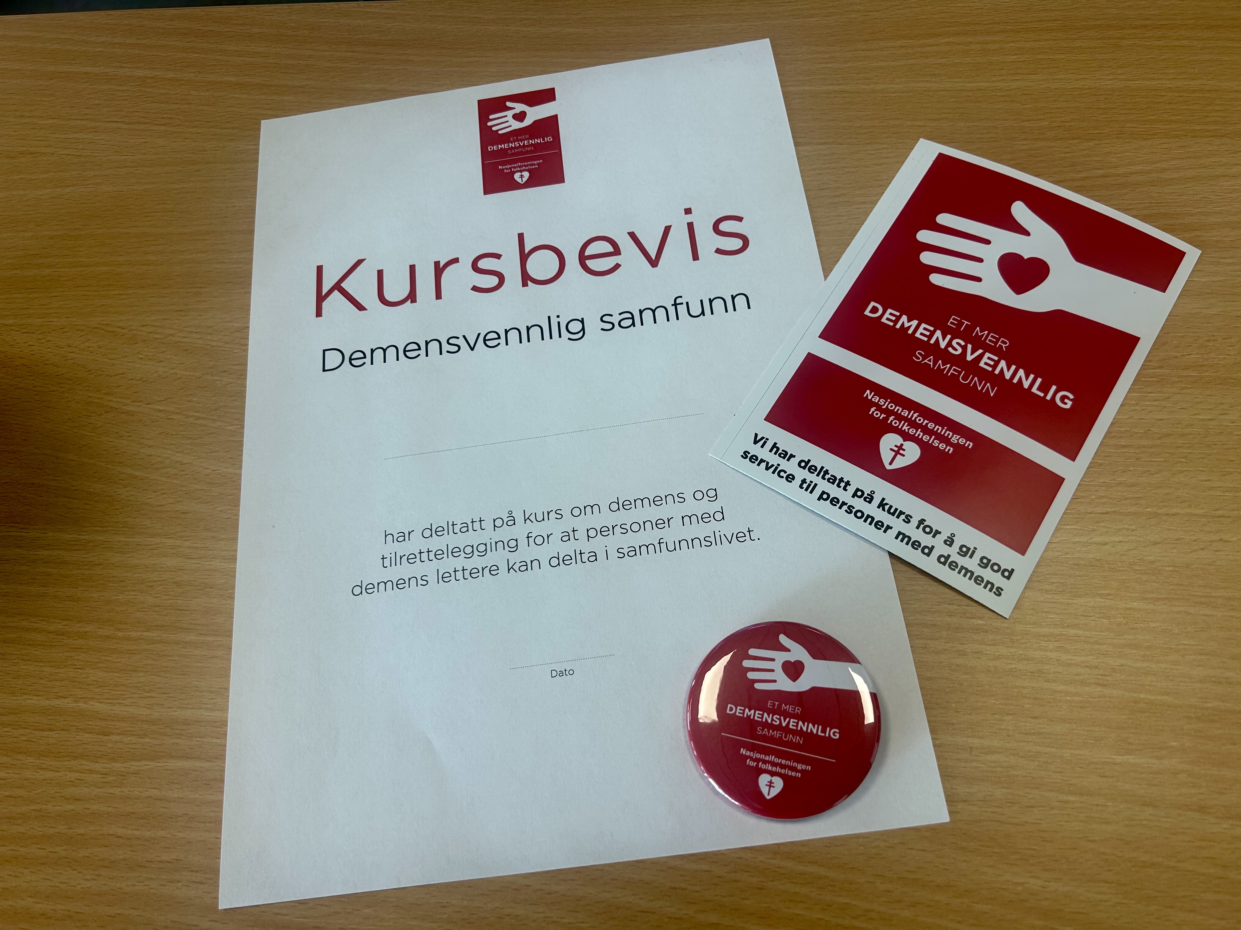 Kursmateriale Demensvennlig samfunn