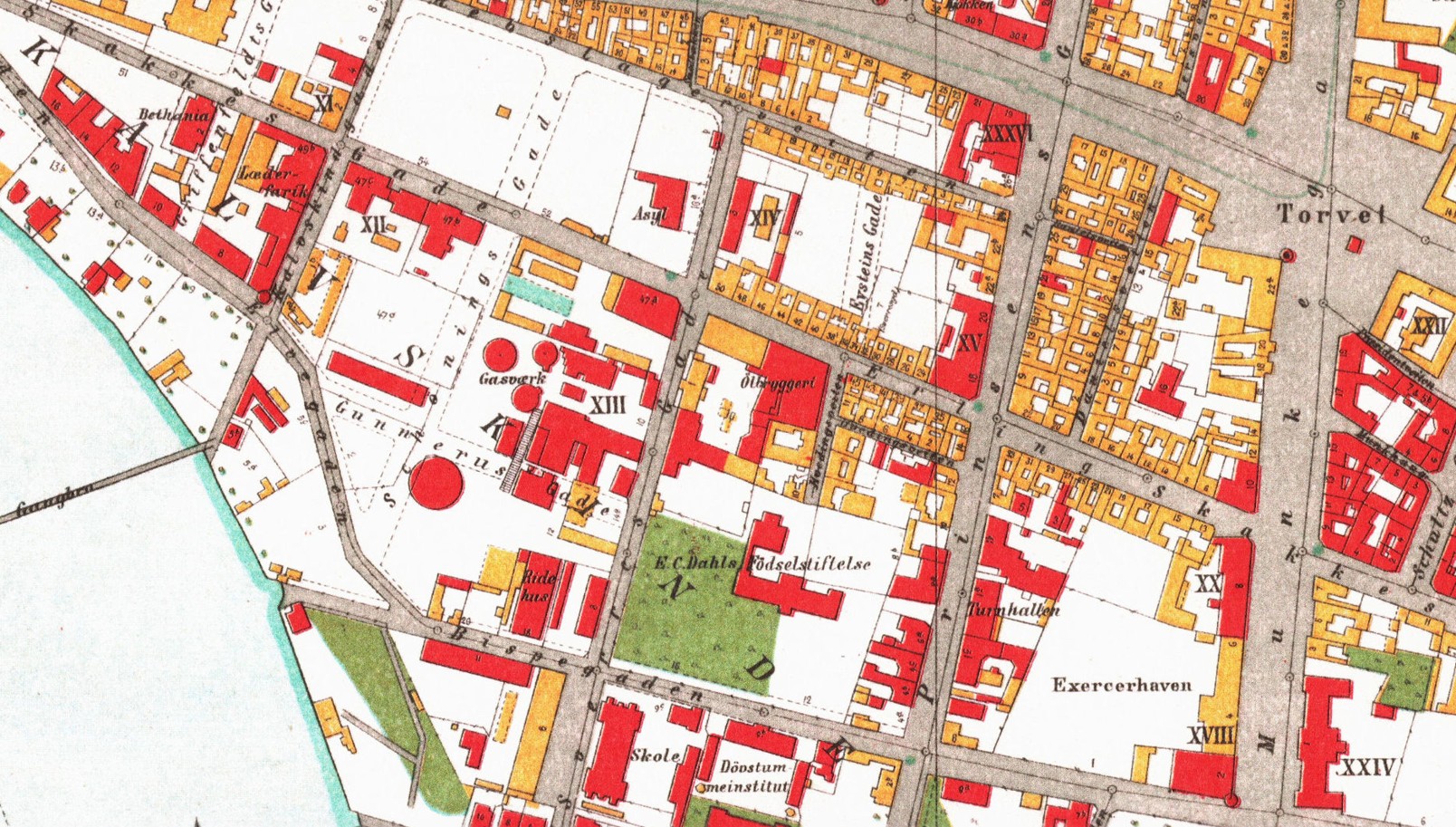 Utsnitt fra 1904-kart