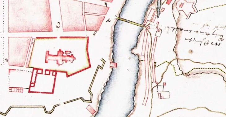 Til digitalt 1695-kart på Flickr