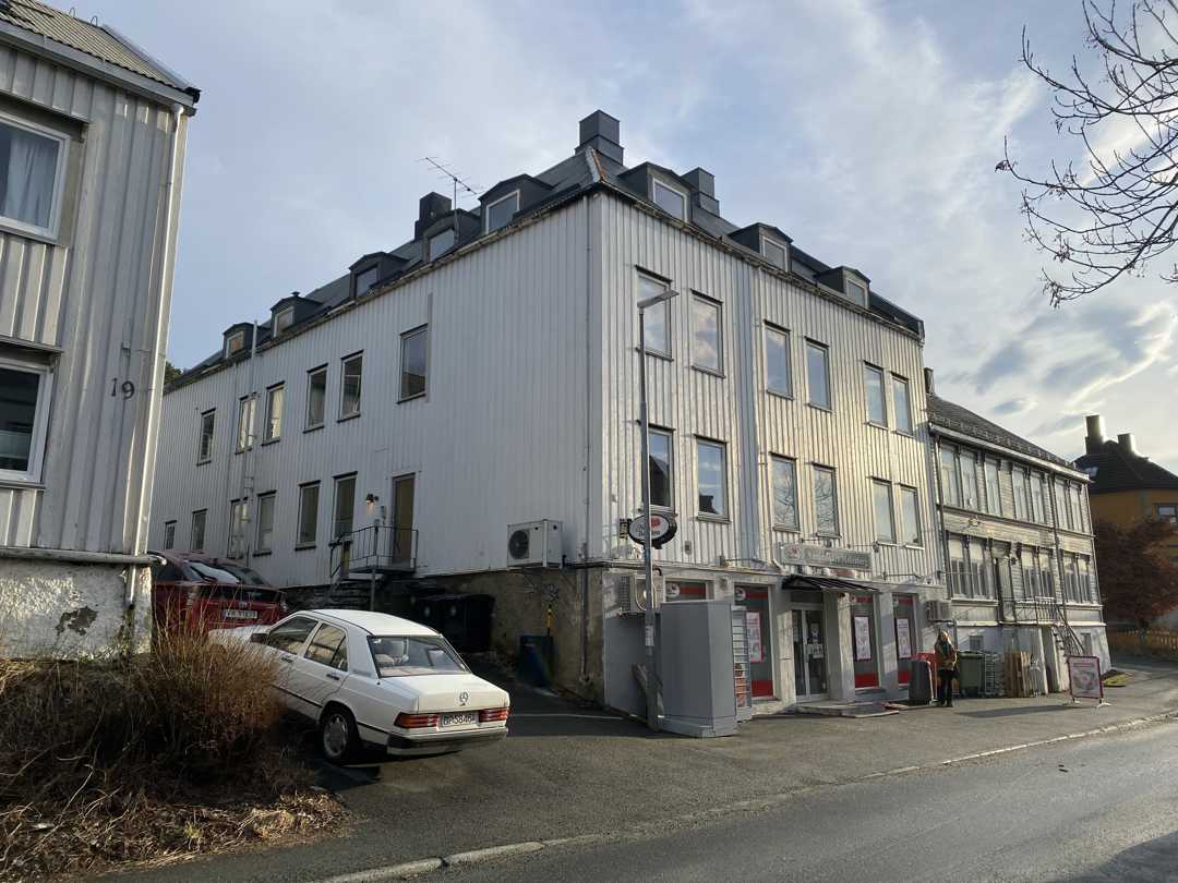 Ny fasade på gammelt bygg