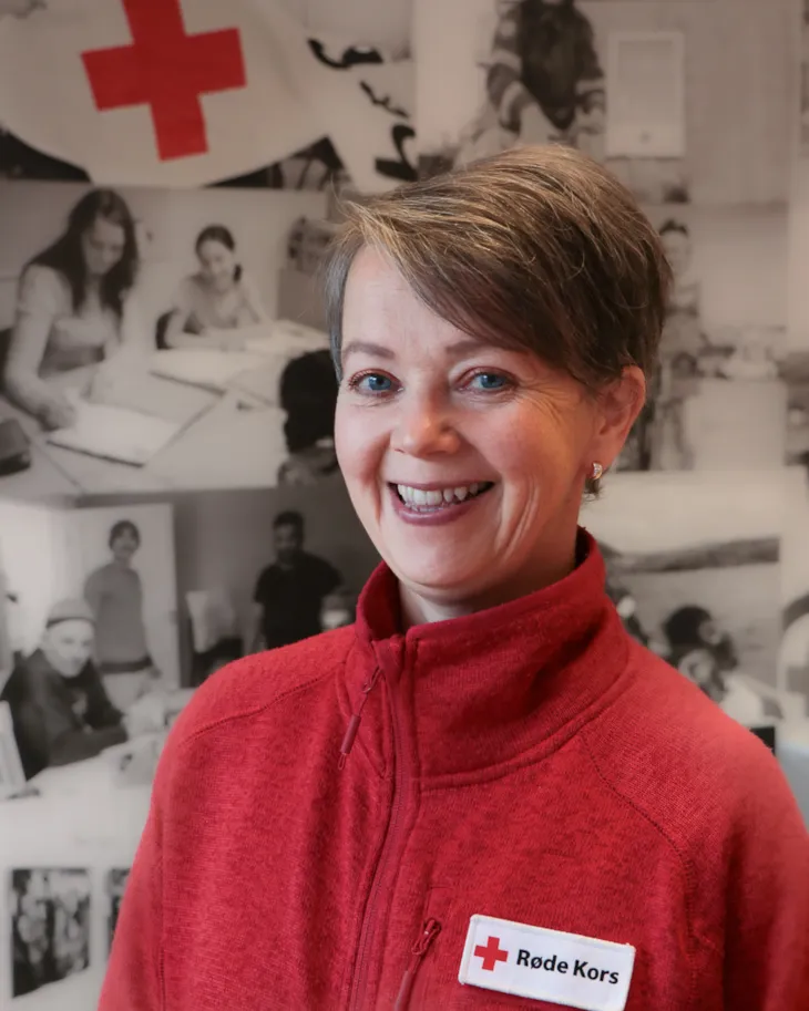 Bilde av Hege Wedø fra Røde Kors