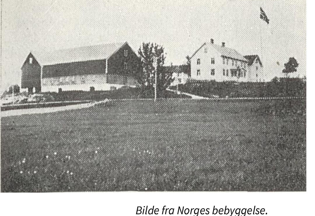 Historisk bilde av l&aring;ve og v&aring;ningshus