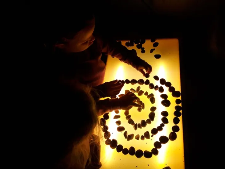 Landart på lysbordet