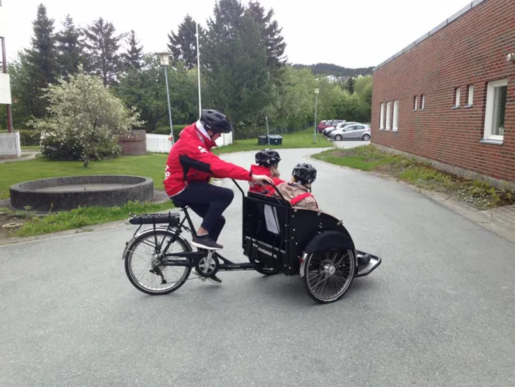 Sykkeltur med beboere