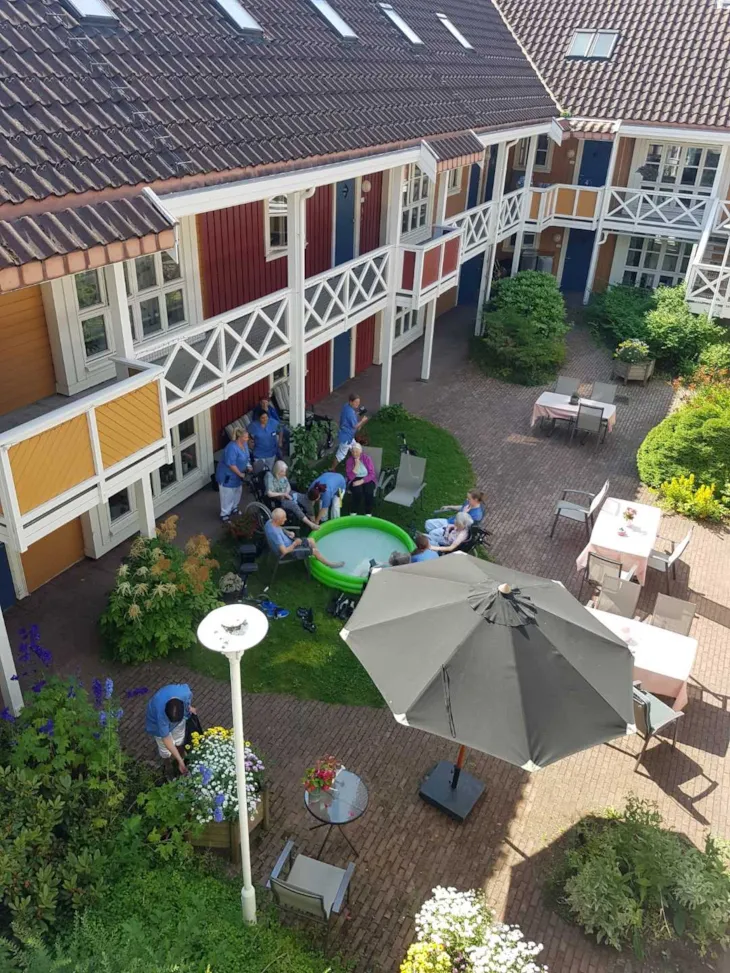 Uteområdet på Ilevollen