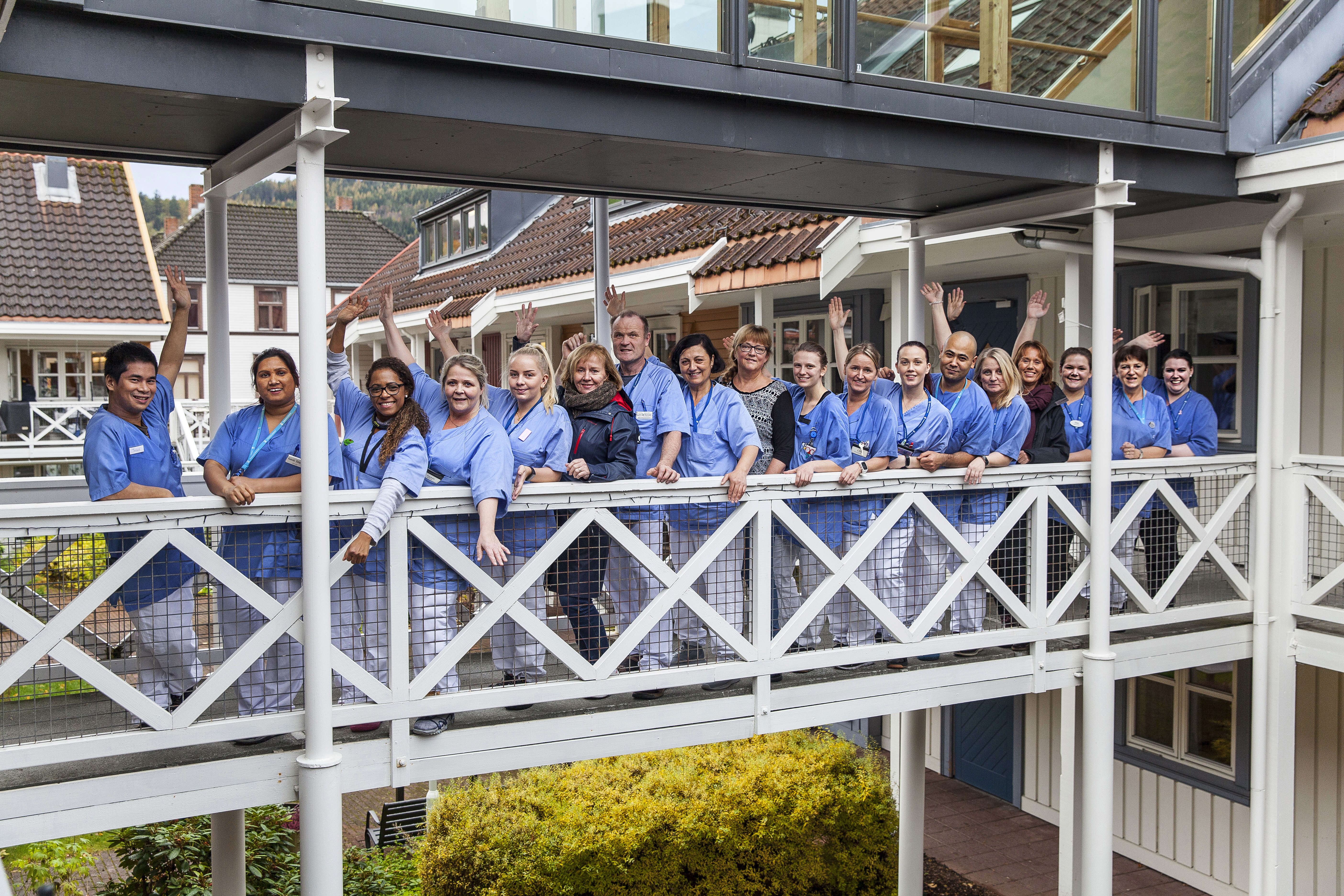 Bilde av ansatte ved enheten