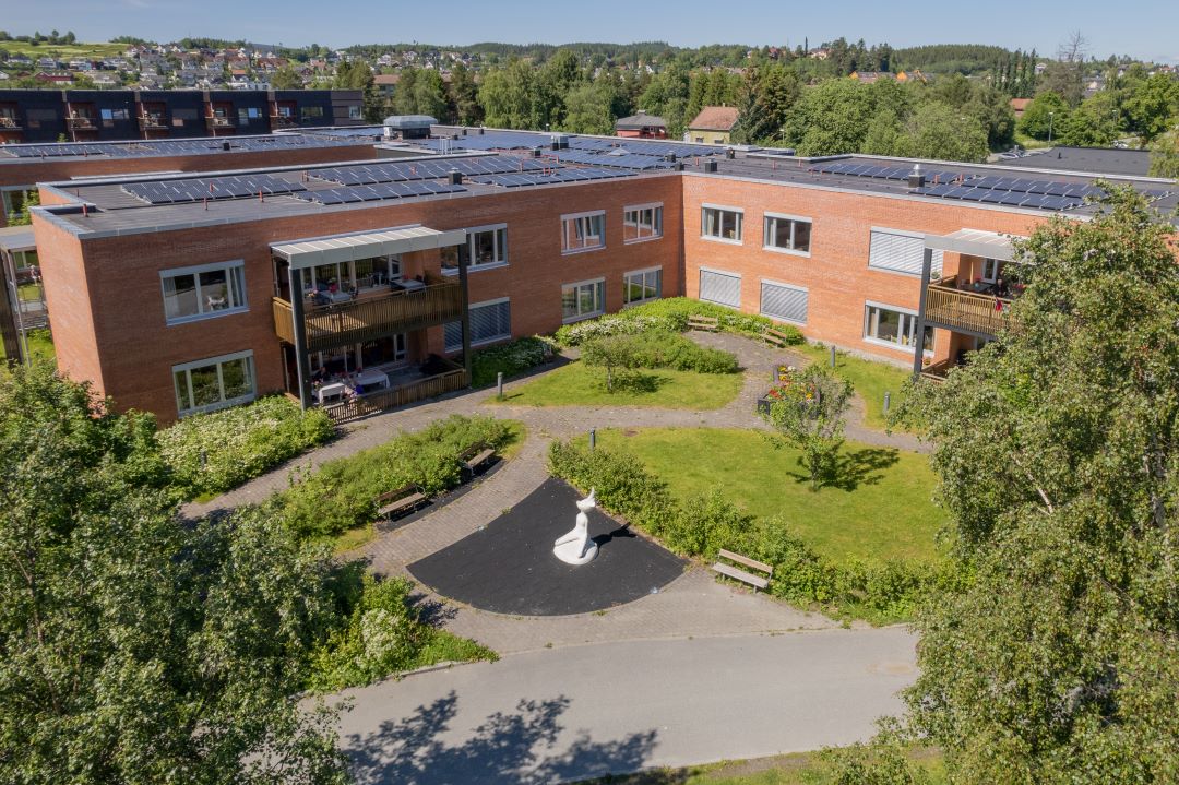 Oversiktsfoto av Kattem helse- og velferdssenter