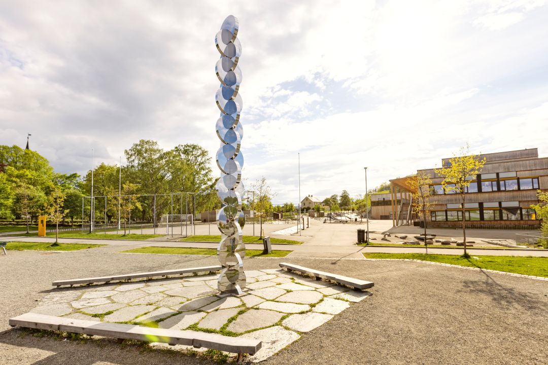 kunst i Lade skole park