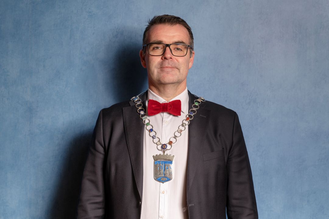 Ordfører Kent Ranum med ordførerkjede