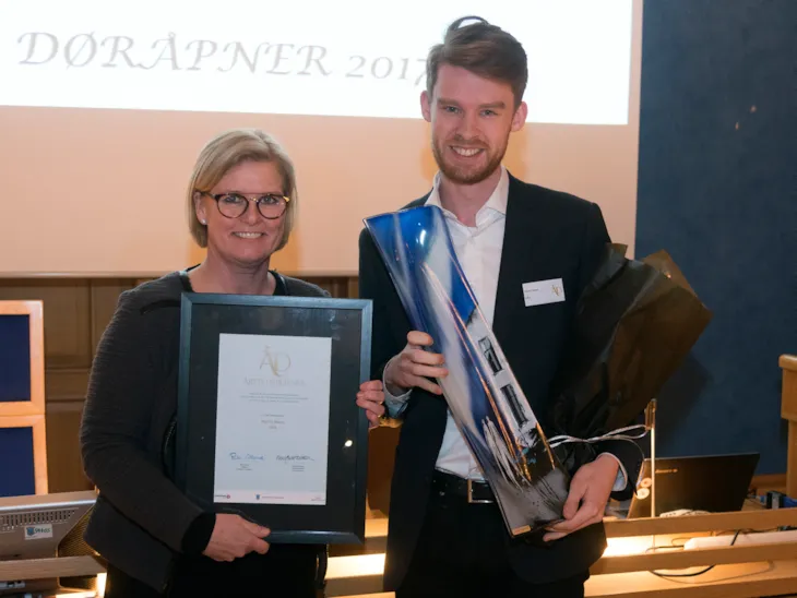 Liv Melleby og Kristian Næss.