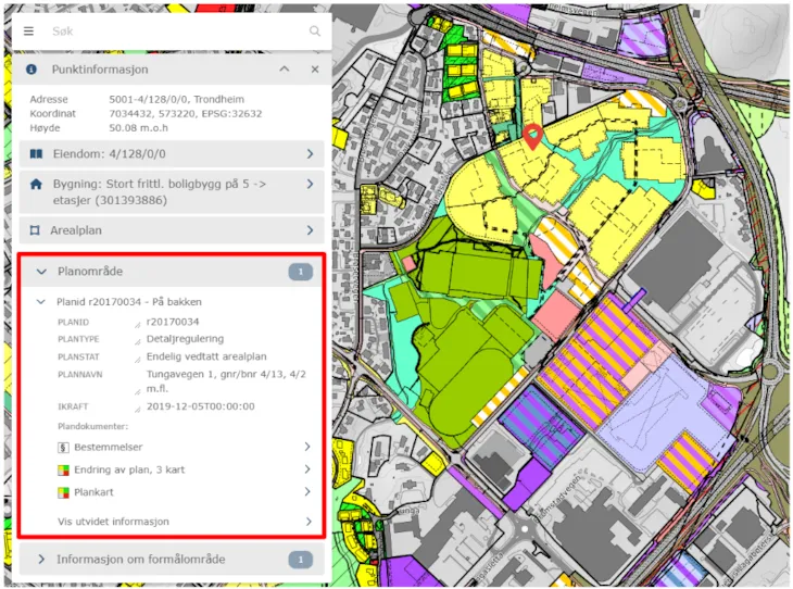 Finne plandokumenter