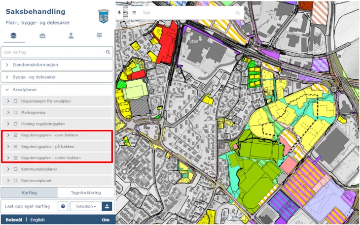 Kartmeny reguleringsplan