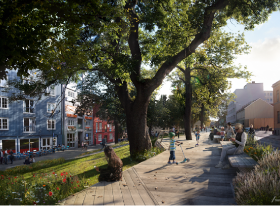 Designforslag Kj&oslash;pmannsgata