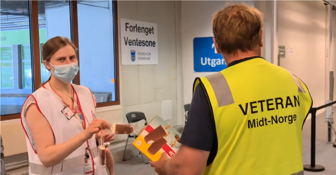 Illustrasjonsfoto fra vaksinestasjonen på Sluppen