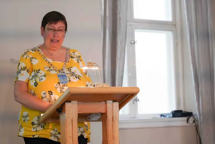 Ordfører Rita Ottervik presenterte prisvinnerne og delte ut prisene
