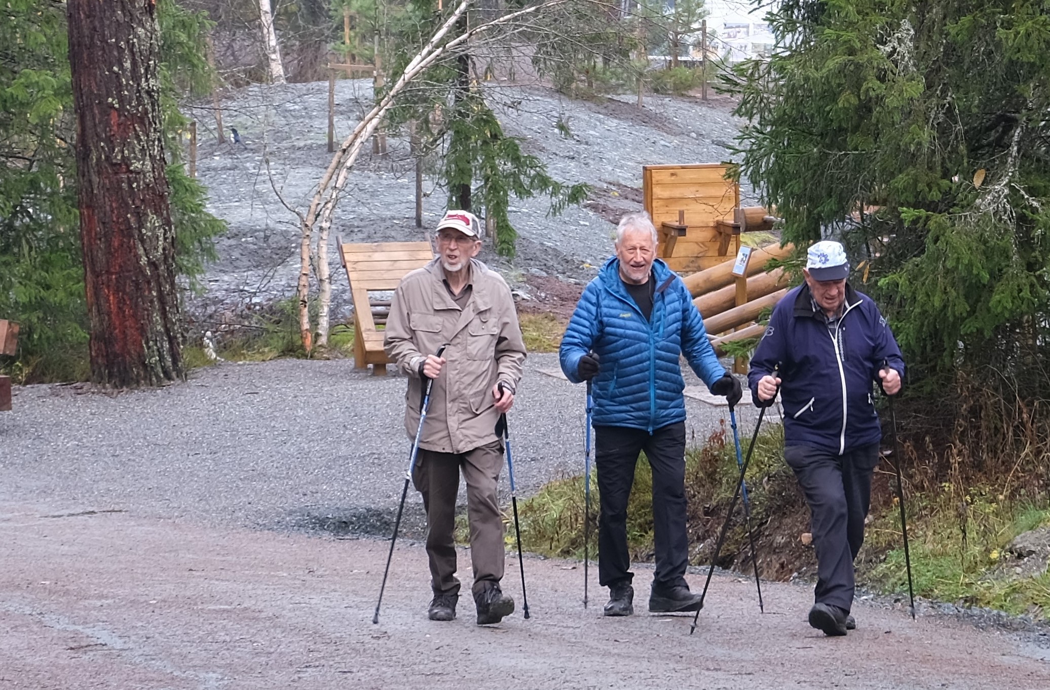 Tre gode venner på tur